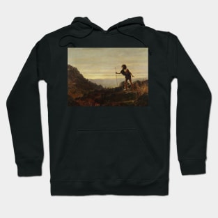 The Parable of the Lost Sheep by John Atkinson Grimshaw Hoodie